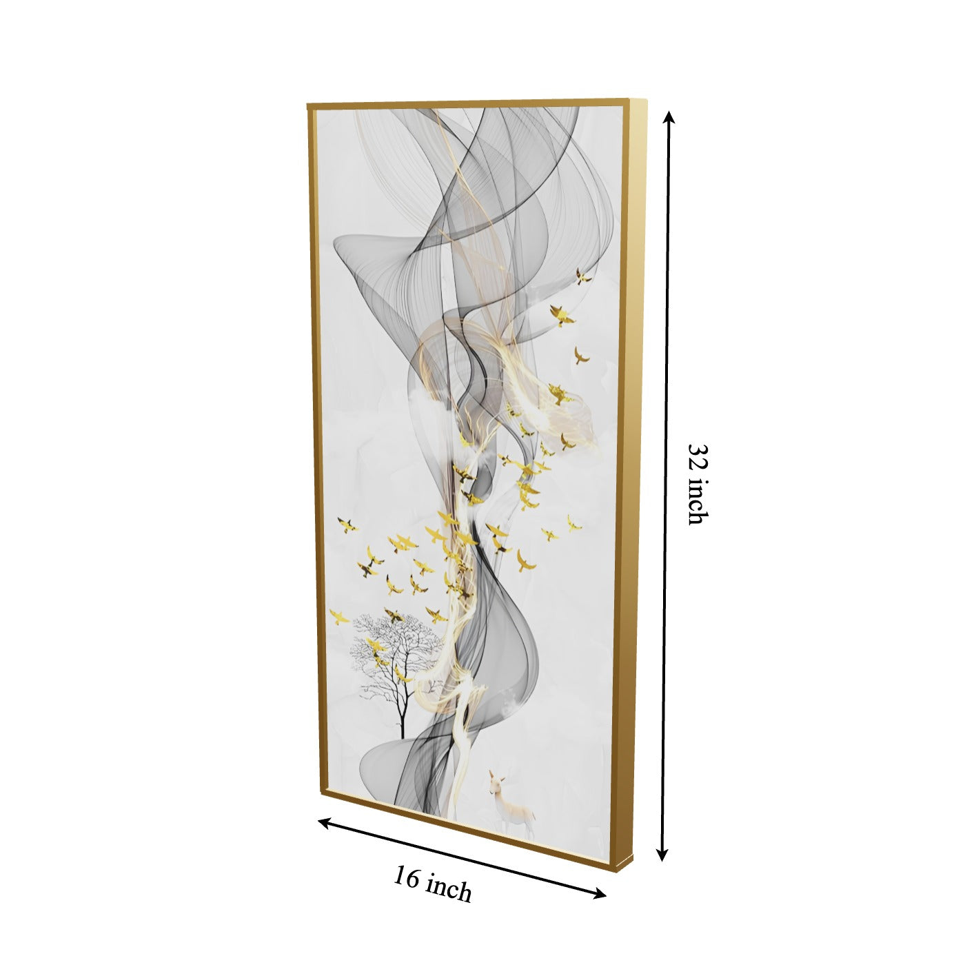 Legato Birds Flow Crystal Glass Painting