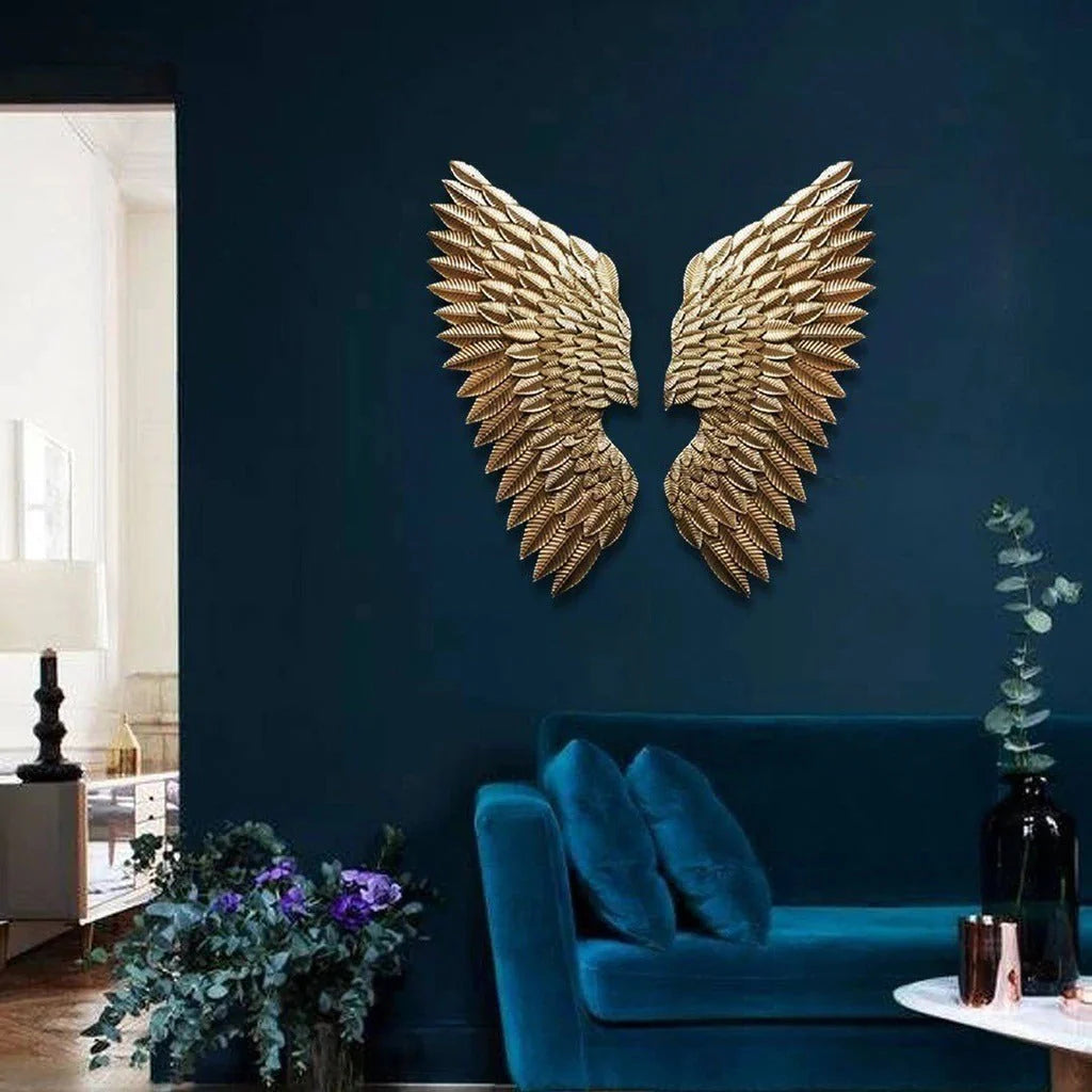 Hans art Angel Wings Metal Wall Art